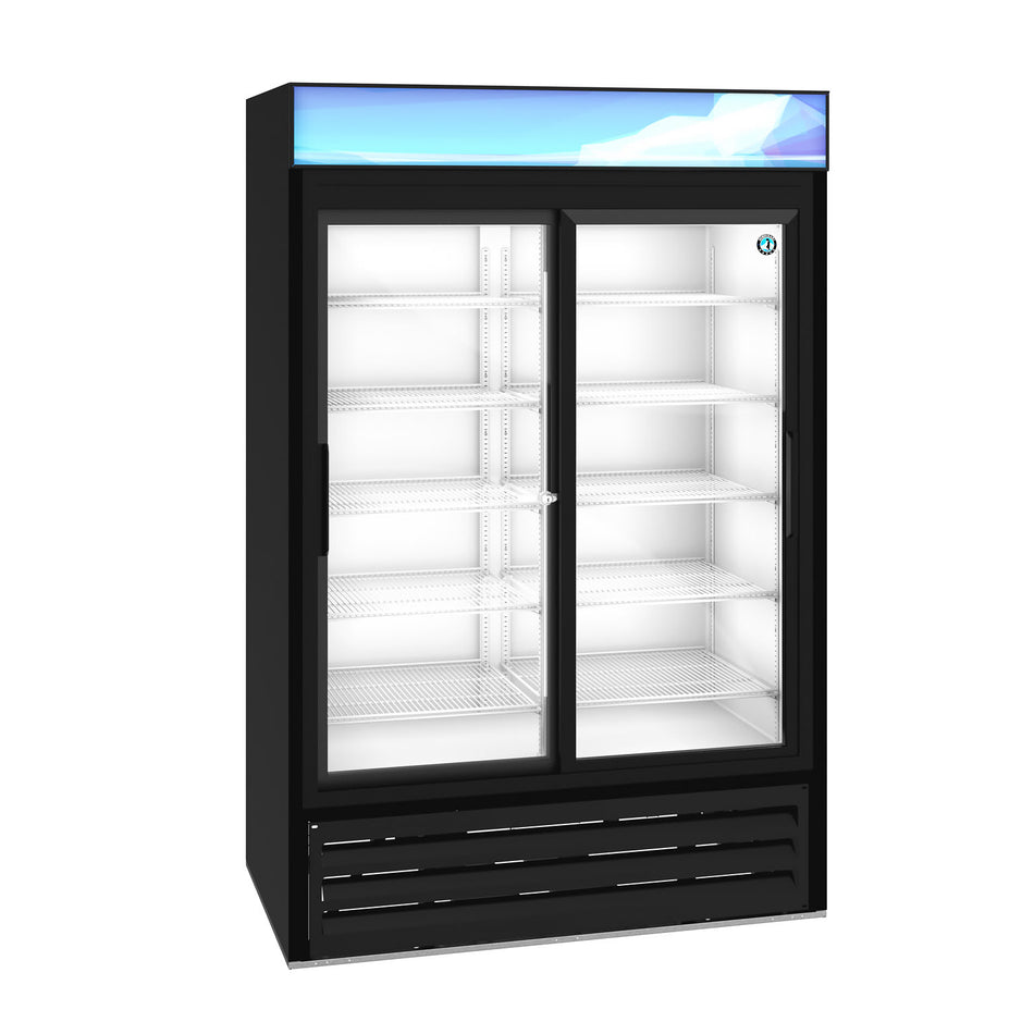 Hoshizaki RM-45-SD-HC-BLK 51" Commercial Display Refrigerator, RM Series, 115V