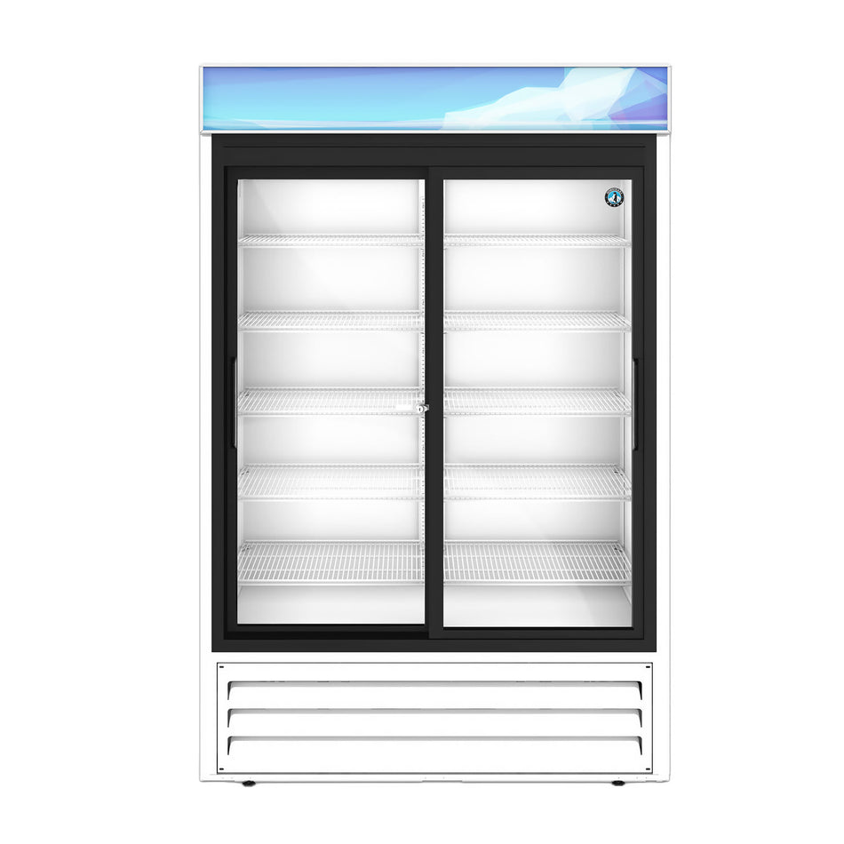 Hoshizaki RM-45-SD-HC-WHT 51" Commercial Display Refrigerator, RM Series, 115V