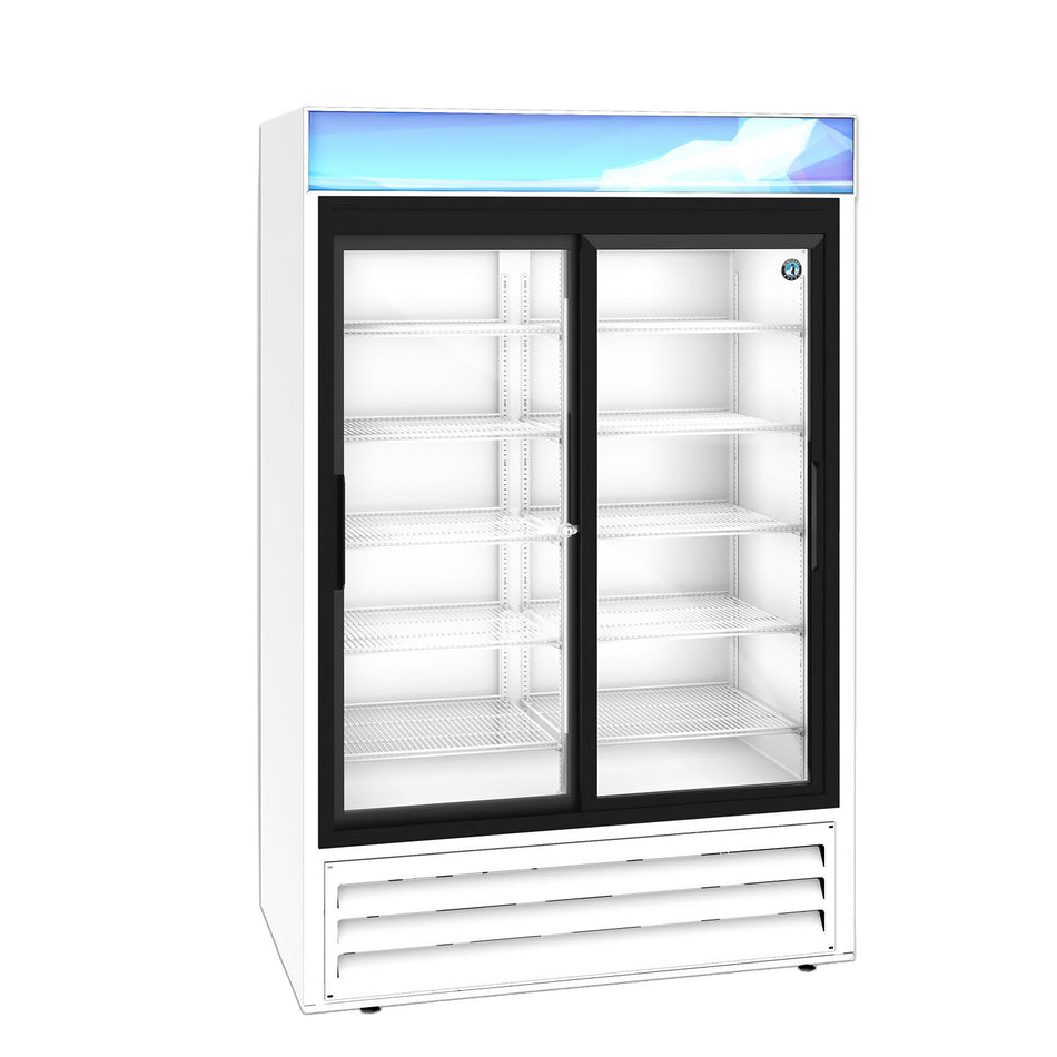 Hoshizaki RM-45-SD-HC-WHT 51" Commercial Display Refrigerator, RM Series, 115V