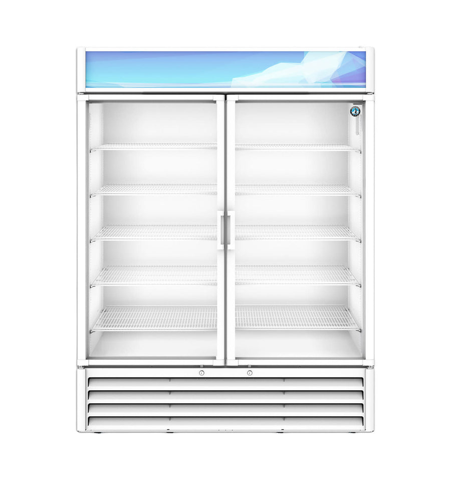 Hoshizaki RM-49-HC-WHT 60" Commercial Display Refrigerator, RM Series, 115V