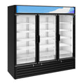 Hoshizaki RM-65-HC-BLK 78" Commercial Display Refrigerator, RM Series, 115V