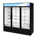 Hoshizaki RM-65-HC-BLK 78" Commercial Display Refrigerator, RM Series, 115V