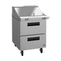 Hoshizaki SR27B-12MD2 27" Commercial Prep Table, Steelheart Series, 115V