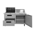 Hoshizaki SR60B-24MD2 60" Commercial Prep Table, Steelheart Series, 115V