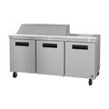 Hoshizaki SR72B-12 72" Commercial Prep Table, Steelheart Series, 115V