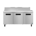 Hoshizaki SR72B-18 72" Commercial Prep Table, Steelheart Series, 115V