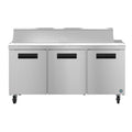 Hoshizaki SR72B-18 72" Commercial Prep Table, Steelheart Series, 115V