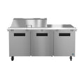 Hoshizaki SR72B-18M 72" Commercial Prep Table, Steelheart Series, 115V