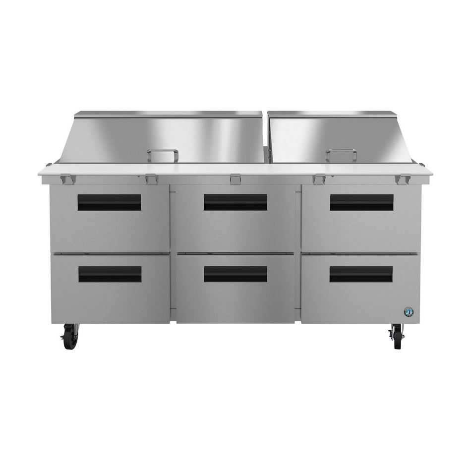 Hoshizaki SR72B-30MD6 72" Commercial Prep Table, Steelheart Series, 115V