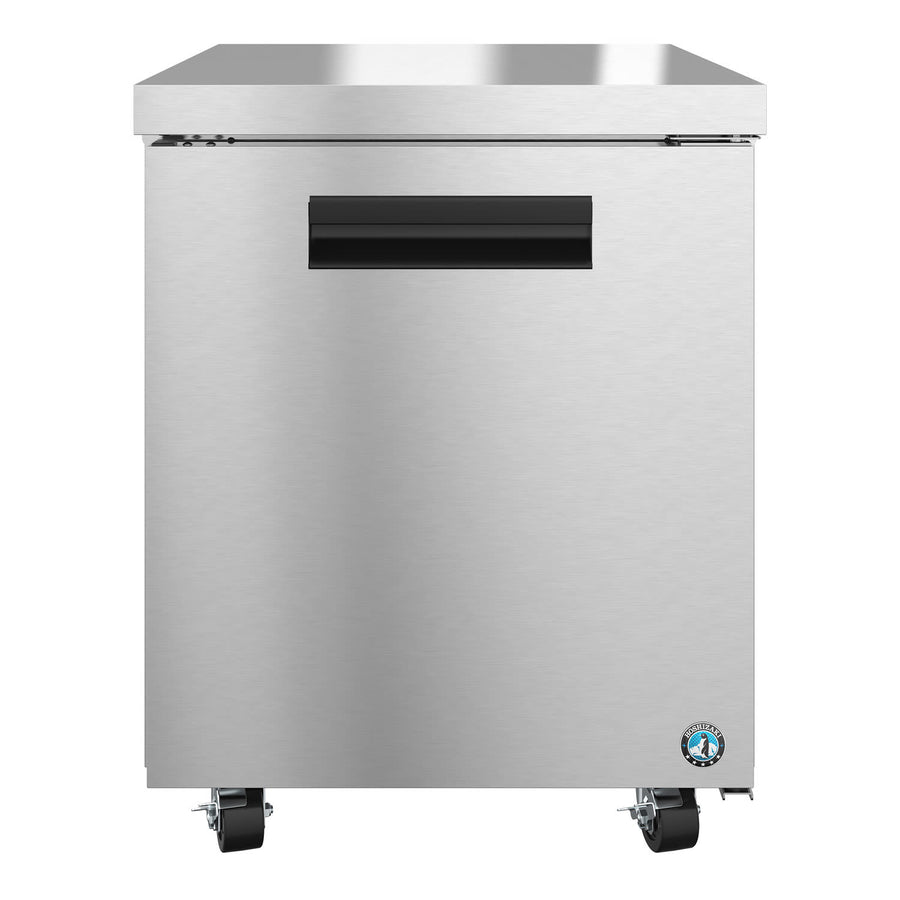 Hoshizaki UF27B 27" 1-Door Commercial Undercounter Freezer, Steelheart Series, 115V