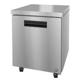 Hoshizaki UF27B 27" 1-Door Commercial Undercounter Freezer, Steelheart Series, 115V