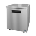 Hoshizaki UF27B-LP 27" 1-Door Commercial Undercounter Freezer, Steelheart Series, 115V