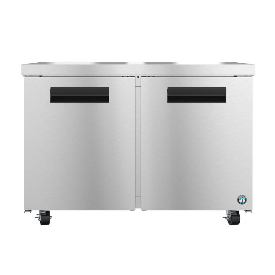 Hoshizaki UF48B 48" 2-Door Commercial Undercounter Freezer, Steelheart Series, 115V