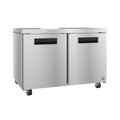 Hoshizaki UF48B-01 48" 2-Door Commercial Undercounter Freezer, Steelheart Series, 115V