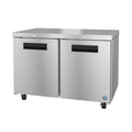 Hoshizaki UF48B-01 48" 2-Door Commercial Undercounter Freezer, Steelheart Series, 115V