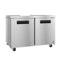 Hoshizaki UF48B 48" 2-Door Commercial Undercounter Freezer, Steelheart Series, 115V