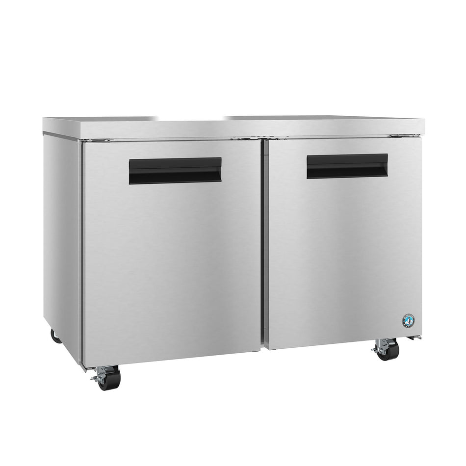 Hoshizaki UF48B 48" 2-Door Commercial Undercounter Freezer, Steelheart Series, 115V
