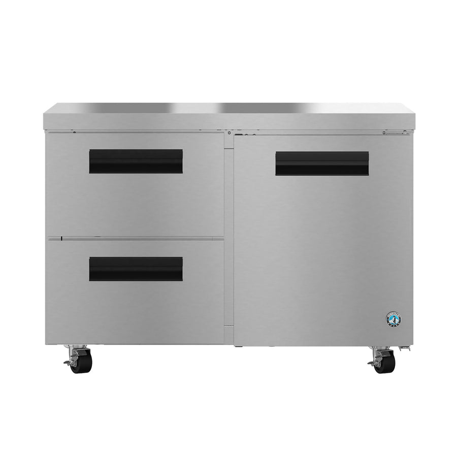 Hoshizaki UF48B-LPD2 48" 1-Door Commercial Undercounter Freezer, Steelheart, 115V