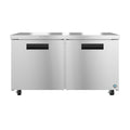 Hoshizaki UF60B-01 60" 2-Door Commercial Undercounter Freezer, Steelheart Series, 115V