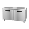 Hoshizaki UF60B-01 60" 2-Door Commercial Undercounter Freezer, Steelheart Series, 115V