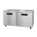 Hoshizaki UF60B 60" 2-Door Commercial Undercounter Freezer, Steelheart Series, 115V