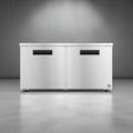 Hoshizaki UF60B-LP 60" 2-Door Commercial Undercounter Freezer, Steelheart, 115V