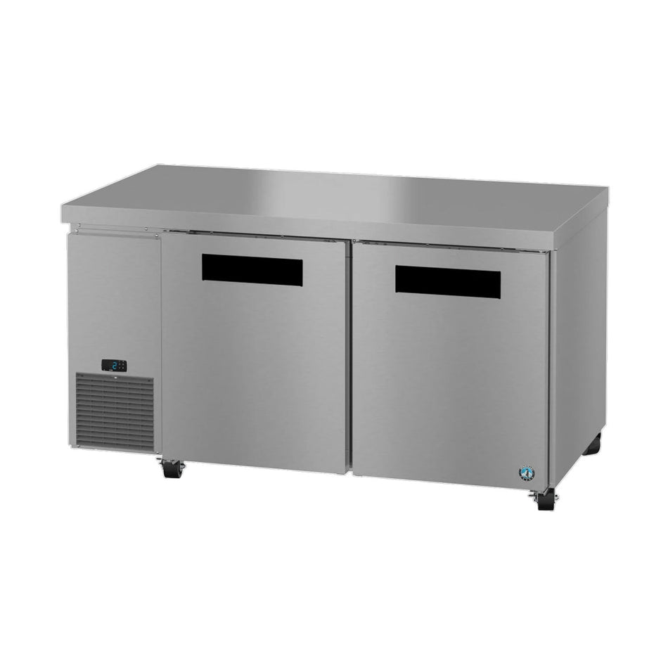 Hoshizaki ULF60B 60" 2-Door Commercial Undercounter Freezer, Steelheart, 115V