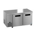 Hoshizaki ULF60B 60" 2-Door Commercial Undercounter Freezer, Steelheart, 115V