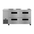 Hoshizaki ULR60B-D4 60" Commercial Undercounter Refrigerator, Steelheart Series, 115V