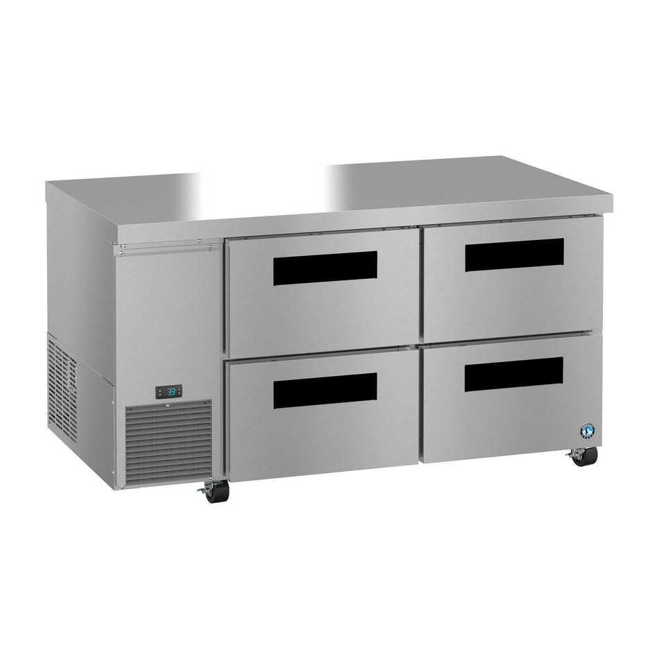 Hoshizaki ULR60B-D4 60" Commercial Undercounter Refrigerator, Steelheart Series, 115V