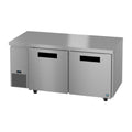 Hoshizaki ULR67B 67" 2-Door Commercial Undercounter Refrigerator, Steelheart Series, 115V