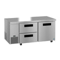 Hoshizaki ULR67B-D2 67" 1-Door Commercial Undercounter Refrigerator, Steelheart Series, 115V