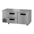 Hoshizaki ULR67B-D2 67" 1-Door Commercial Undercounter Refrigerator, Steelheart Series, 115V