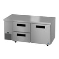 Hoshizaki ULR67B-D2 67" 1-Door Commercial Undercounter Refrigerator, Steelheart Series, 115V