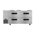 Hoshizaki ULR67B-D4 67" Commercial Undercounter Refrigerator, Steelheart Series, 115V