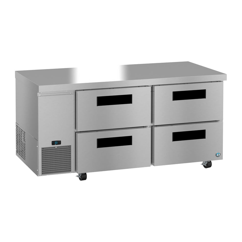 Hoshizaki ULR67B-D4 67" Commercial Undercounter Refrigerator, Steelheart Series, 115V