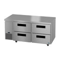 Hoshizaki ULR67B-D4 67" Commercial Undercounter Refrigerator, Steelheart Series, 115V