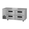 Hoshizaki ULR67B-D4 67" Commercial Undercounter Refrigerator, Steelheart Series, 115V
