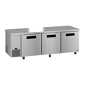Hoshizaki ULR93B 93" 3-Door Commercial Undercounter Refrigerator, Steelheart Series, 115V