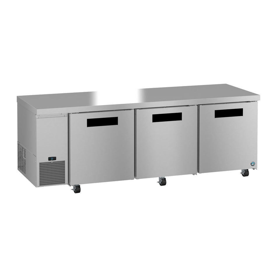 Hoshizaki ULR93B 93" 3-Door Commercial Undercounter Refrigerator, Steelheart Series, 115V