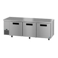 Hoshizaki ULR93B 93" 3-Door Commercial Undercounter Refrigerator, Steelheart Series, 115V