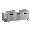 Hoshizaki ULR93B 93" 3-Door Commercial Undercounter Refrigerator, Steelheart Series, 115V