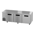 Hoshizaki ULR93B 93" 3-Door Commercial Undercounter Refrigerator, Steelheart Series, 115V