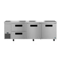 Hoshizaki ULR93B-D2 93" 2-Door Commercial Undercounter Refrigerator, Steelheart Series, 115V