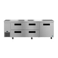 Hoshizaki ULR93B-D4 93" 1-Door Commercial Undercounter Refrigerator, Steelheart Series, 115V