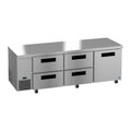 Hoshizaki ULR93B-D4 93" 1-Door Commercial Undercounter Refrigerator, Steelheart Series, 115V