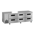 Hoshizaki ULR93B-D6 93" Commercial Undercounter Refrigerator, Steelheart Series, 115V