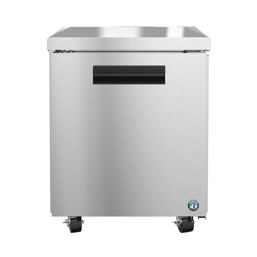 Hoshizaki UR27B 27" 1-Door Commercial Undercounter Refrigerator, Steelheart Series, 115V