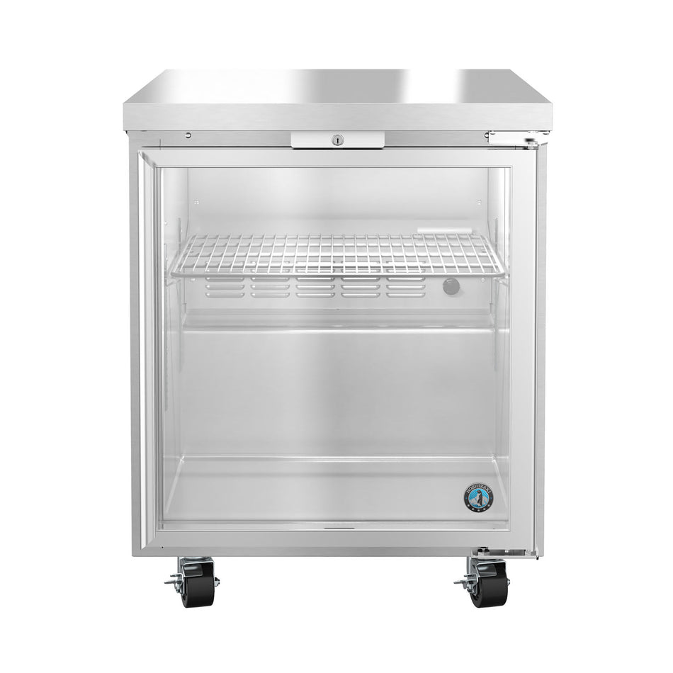 Hoshizaki UR27B-GLP01 27" 1-Door Commercial Undercounter Refrigerator, Steelheart Series, 115V