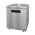 Hoshizaki UR27B-LP 27" 1-Door Commercial Undercounter Refrigerator, Steelheart Series, 115V